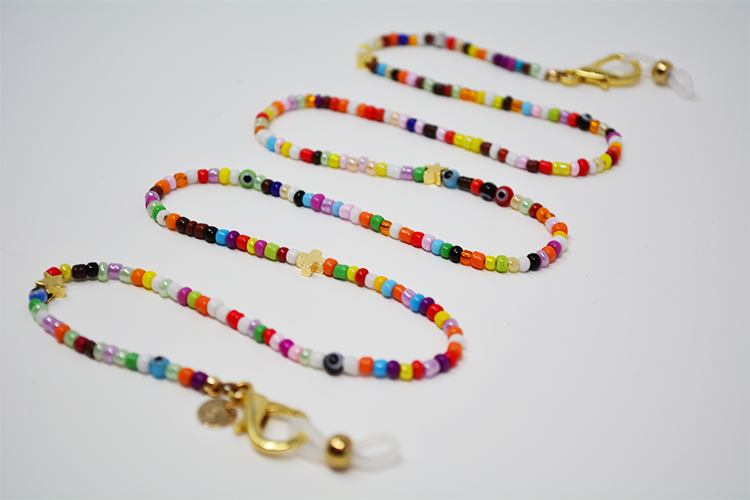 Beaded spectacle hot sale chain